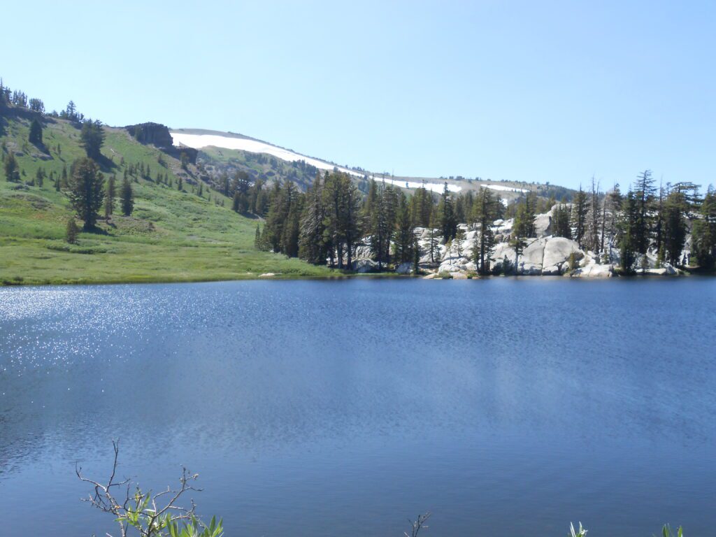 showers lake, high alpine desert