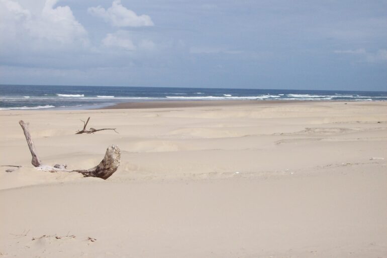 expansive beach