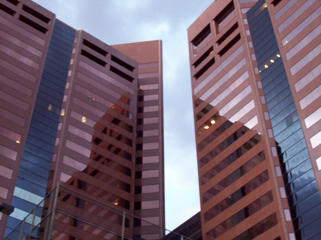 tall buildings,
