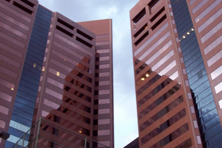 tall buildings,