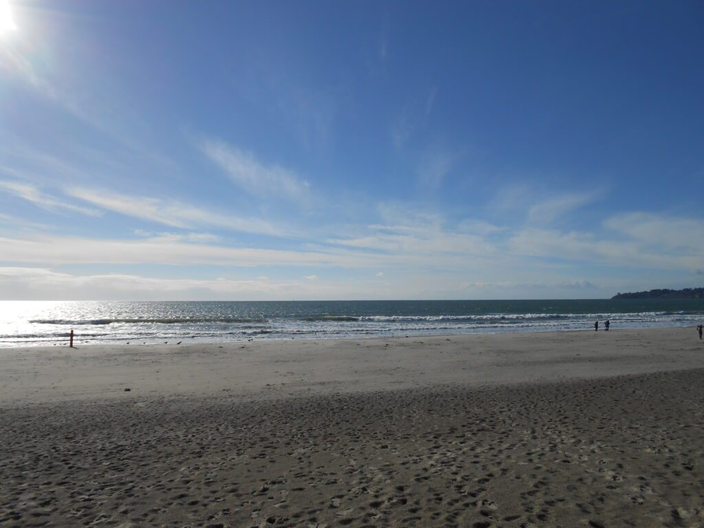 ocean, beach, sky