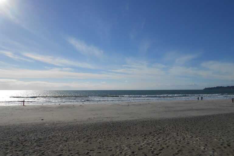 ocean, beach, sky